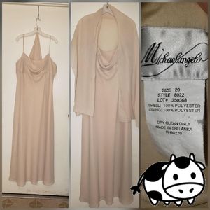 Ivory bridesmaid dress